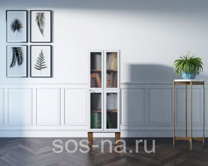 Шкаф библиотека 1 дверь низкий "Andersen", AN14